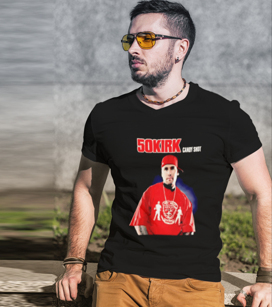 50KIRK Candy Shot Man Red Outfit T-Shirt