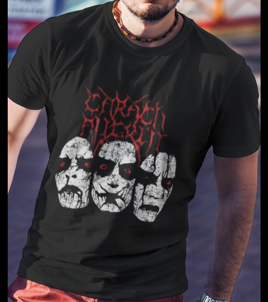 Carach Angren Horror Mask Trio Backstage Rock Store T-Shirt