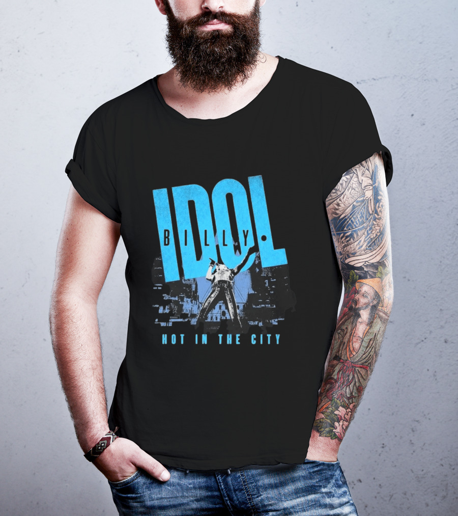 Billy Idol Hot In The City Las Vegas Show 2026 T-Shirt