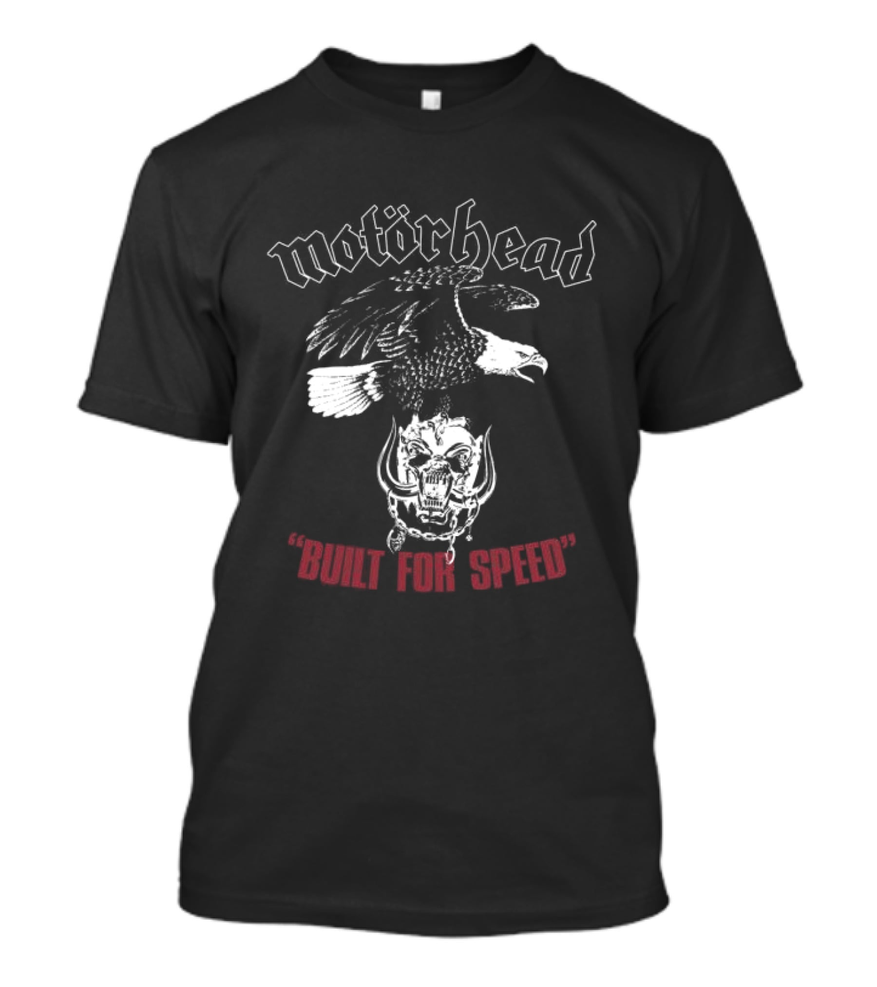 Motorhead Built For Speed Eagle Motif T-Shirt