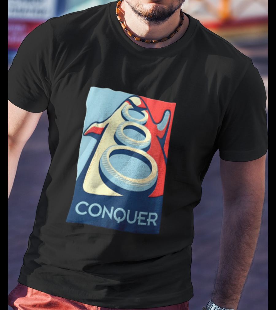 Conquer Penguin Three Rings T-Shirt