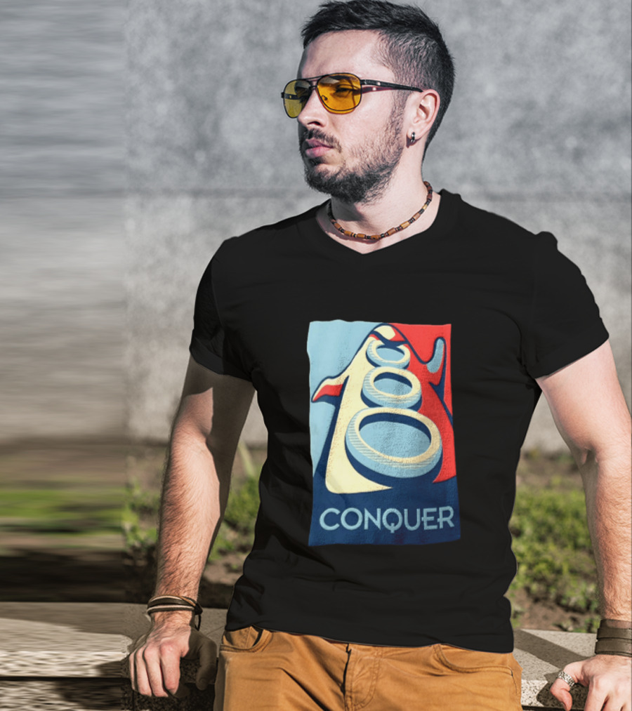 Conquer Penguin Three Rings T-Shirt