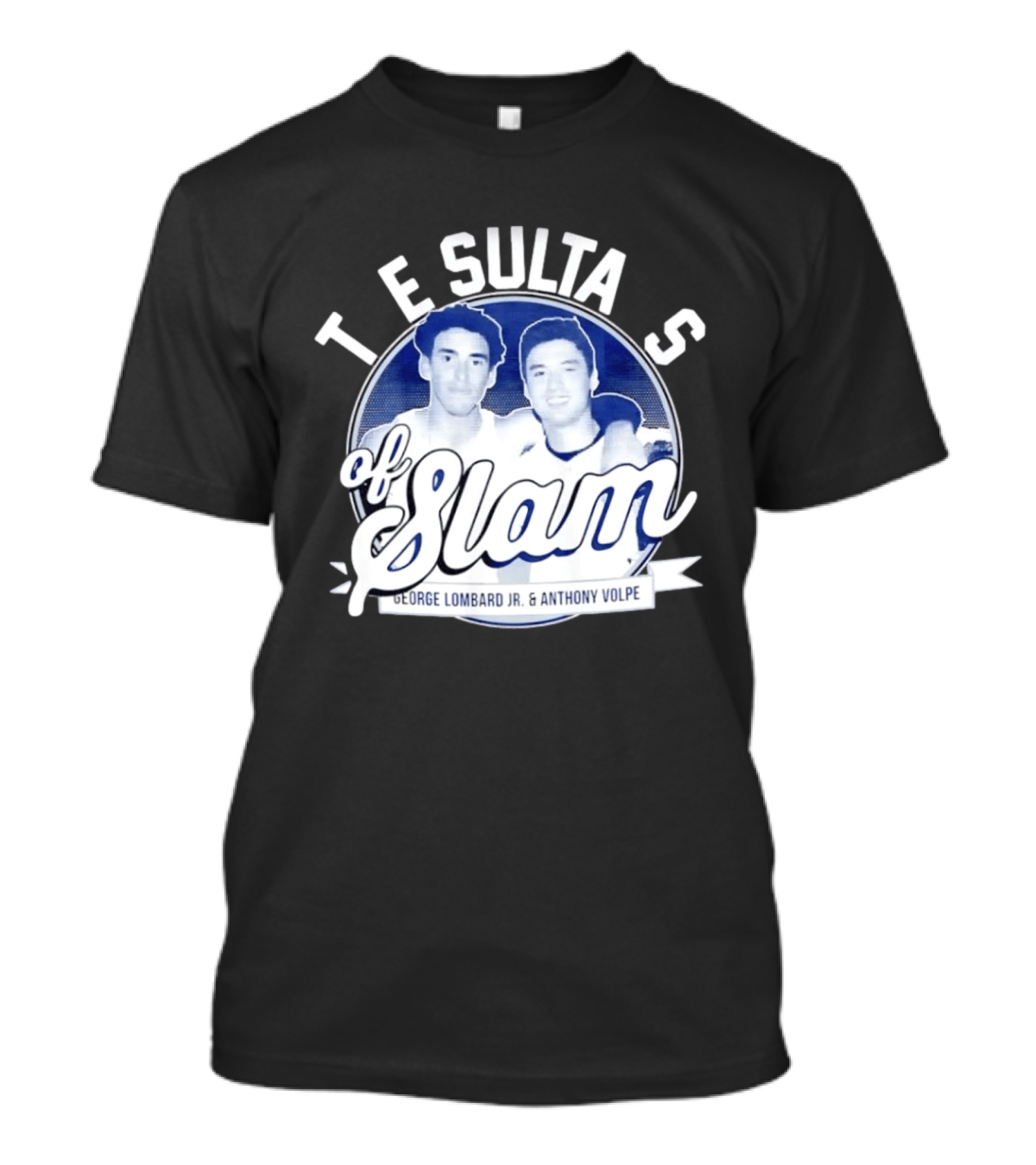 New York Yankees The Sultans Of Slam George Lombard Jr. Anthony Volpe T-Shirt