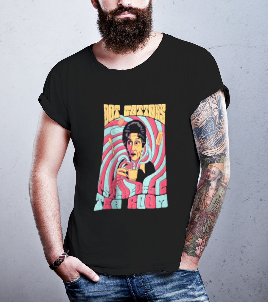 Dot Cotton's Psychedelic Tea Room Eastenders Retro Swirl T-Shirt