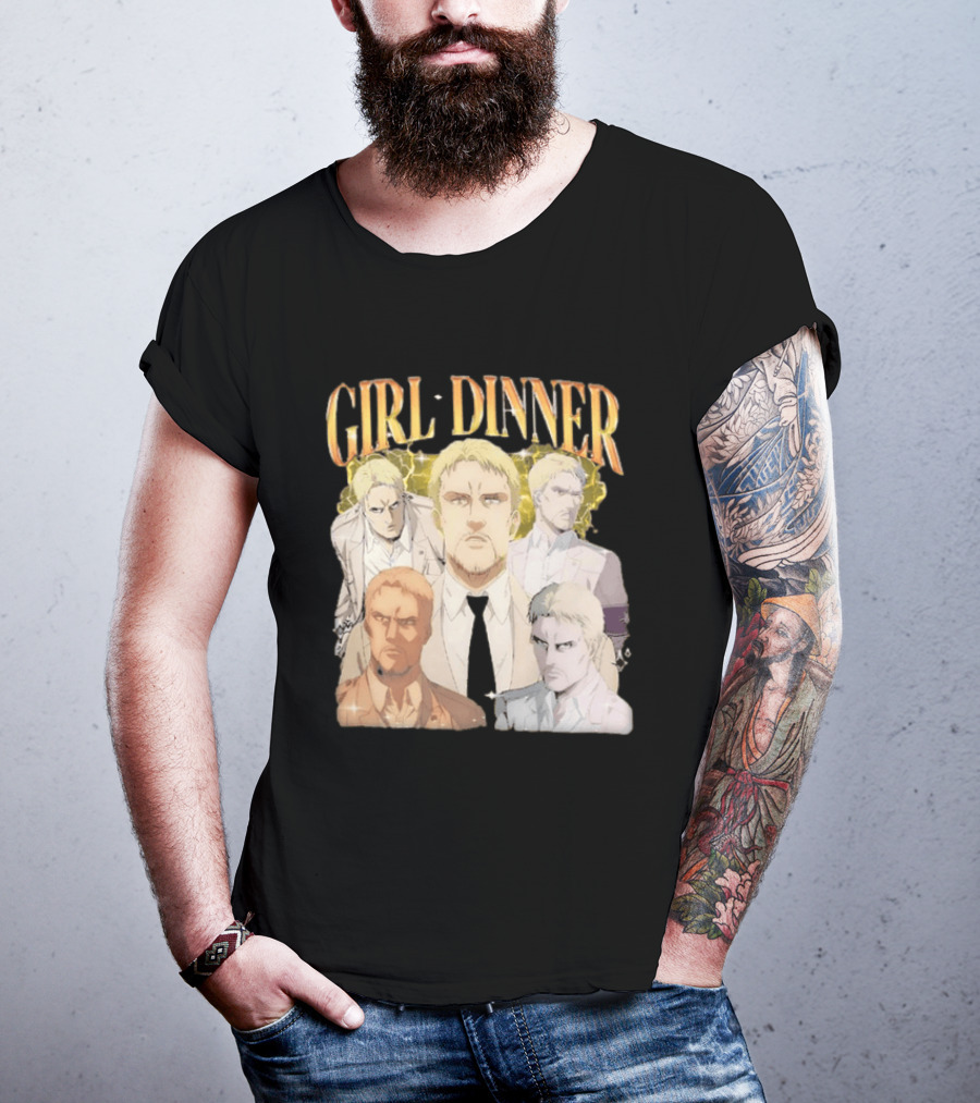 Niall Horan Girl Dinner 2026 New Anime Characters T-Shirt
