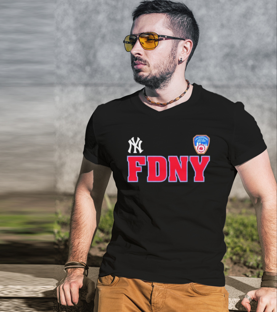 NY Yankees FDNY City Of New York 2026 T-Shirt