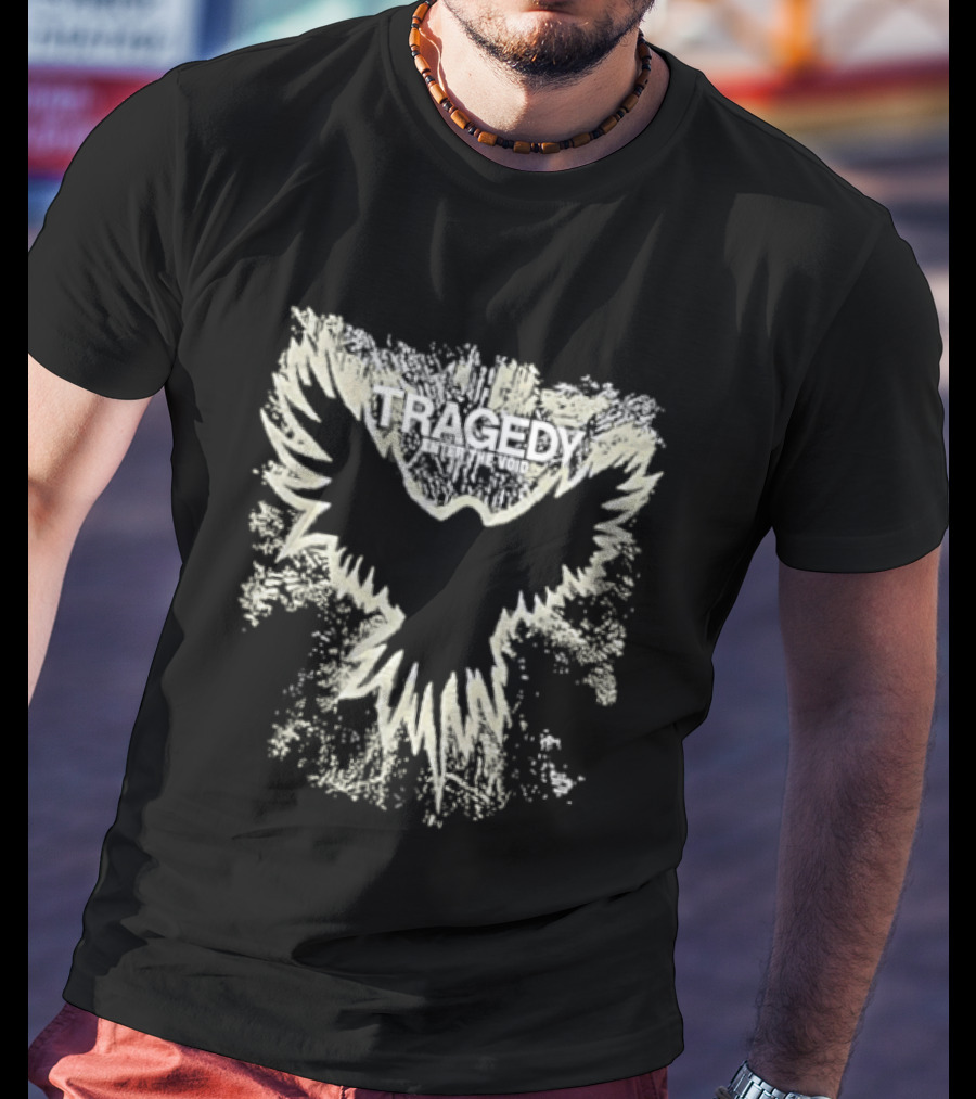 Original Tragedy Band Enter The Void Raven Bird Wings Spread T-Shirt