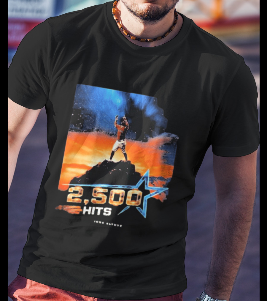 Jose Altuve 2500 Hits Milestone Houston Astros MLB T-Shirt