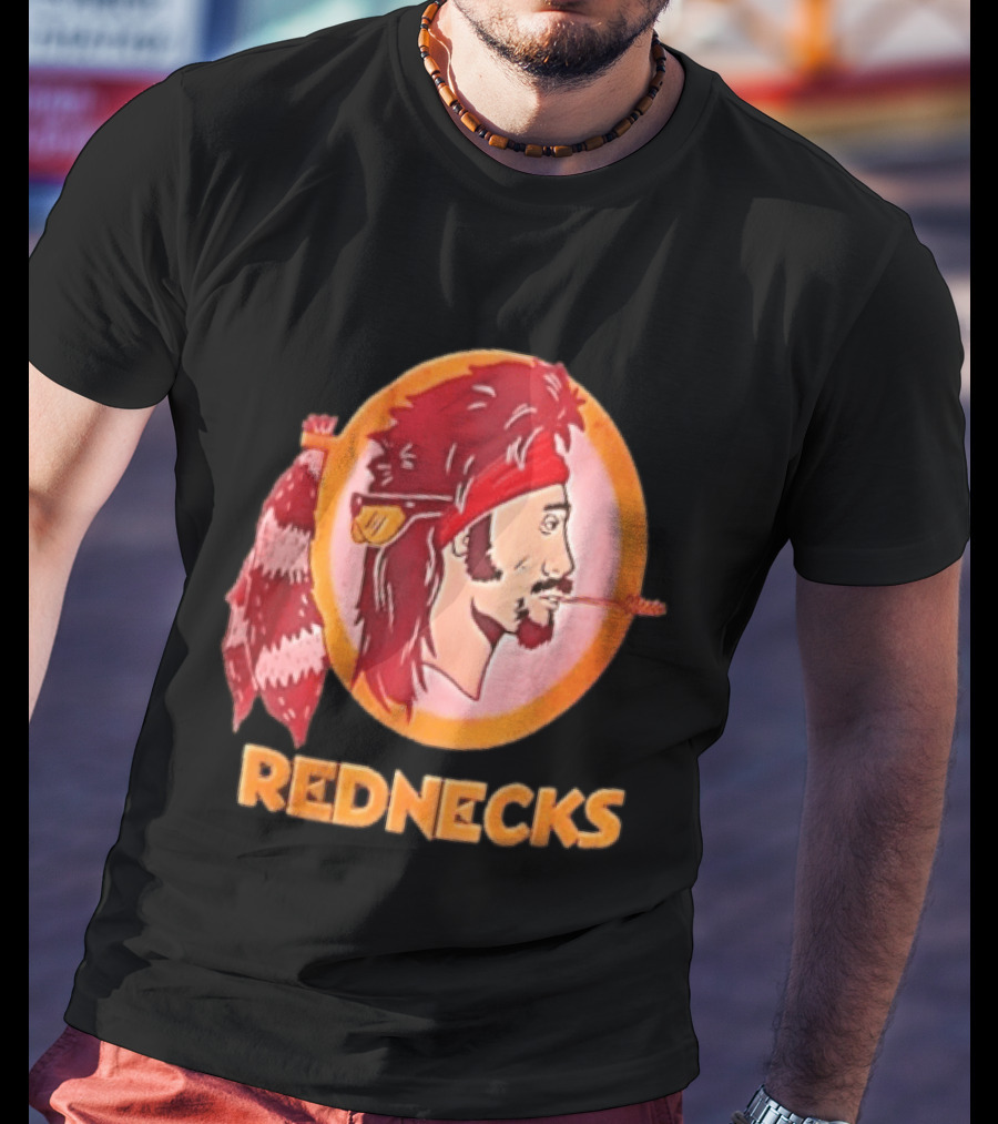 Rednecks Mullet Man Bandana Coonskin Tail Original Washington Alternative T-Shirt
