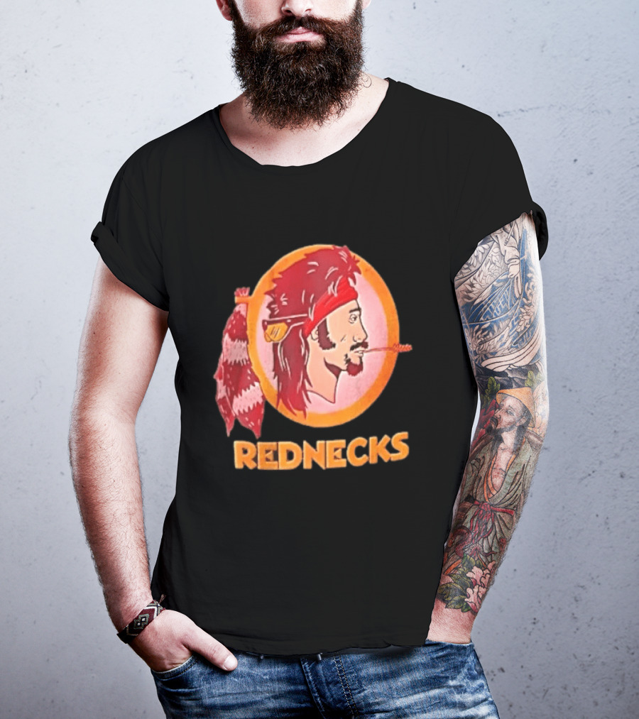Rednecks Mullet Man Bandana Coonskin Tail Original Washington Alternative T-Shirt