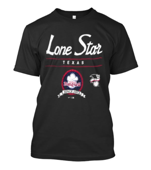 Texas Lone Star Texas Rangers Since 1972 AL MLB T-Shirt