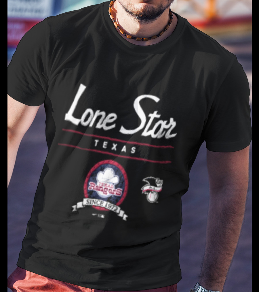 Texas Lone Star Texas Rangers Since 1972 AL MLB T-Shirt