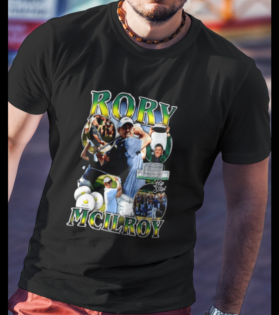 Rory McIlroy Flip The Script Golf Masters Tournament Highlights And Victories T-Shirt