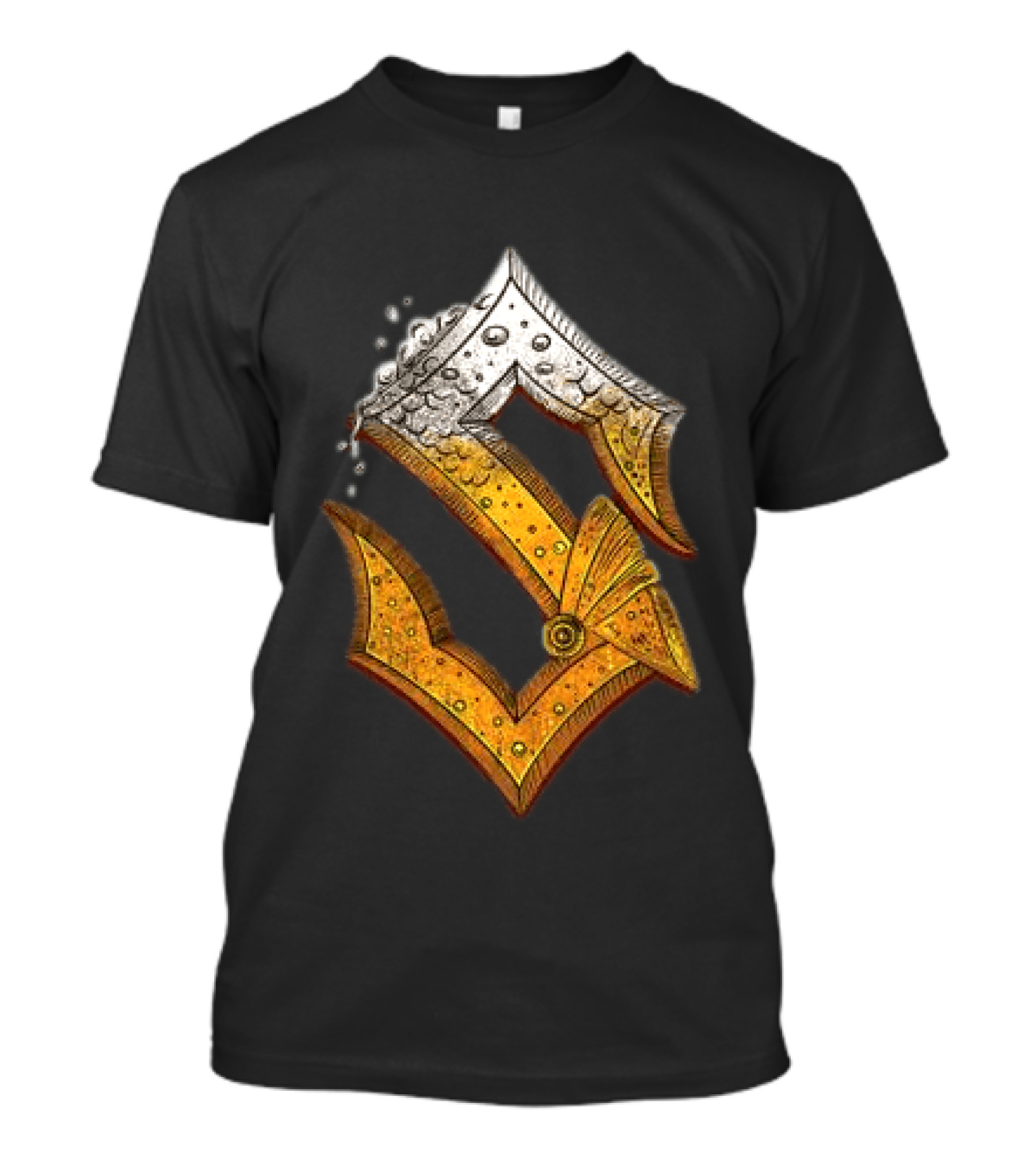 Sabaton Store Noch Ein Bier 2026 Letter S Beer Foam T-Shirt