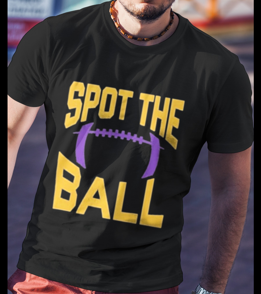 Spot The Ball Football Enthusiast Game Challenge T-Shirt