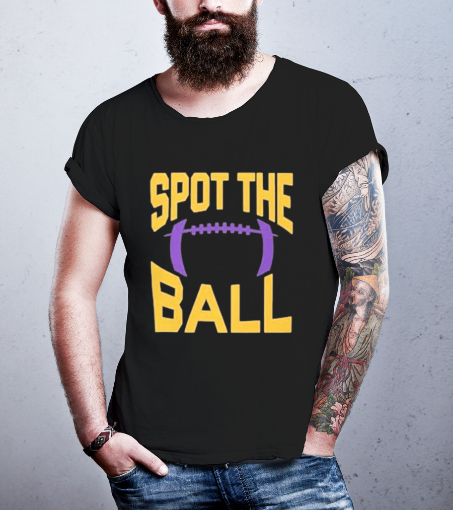 Spot The Ball Football Enthusiast Game Challenge T-Shirt