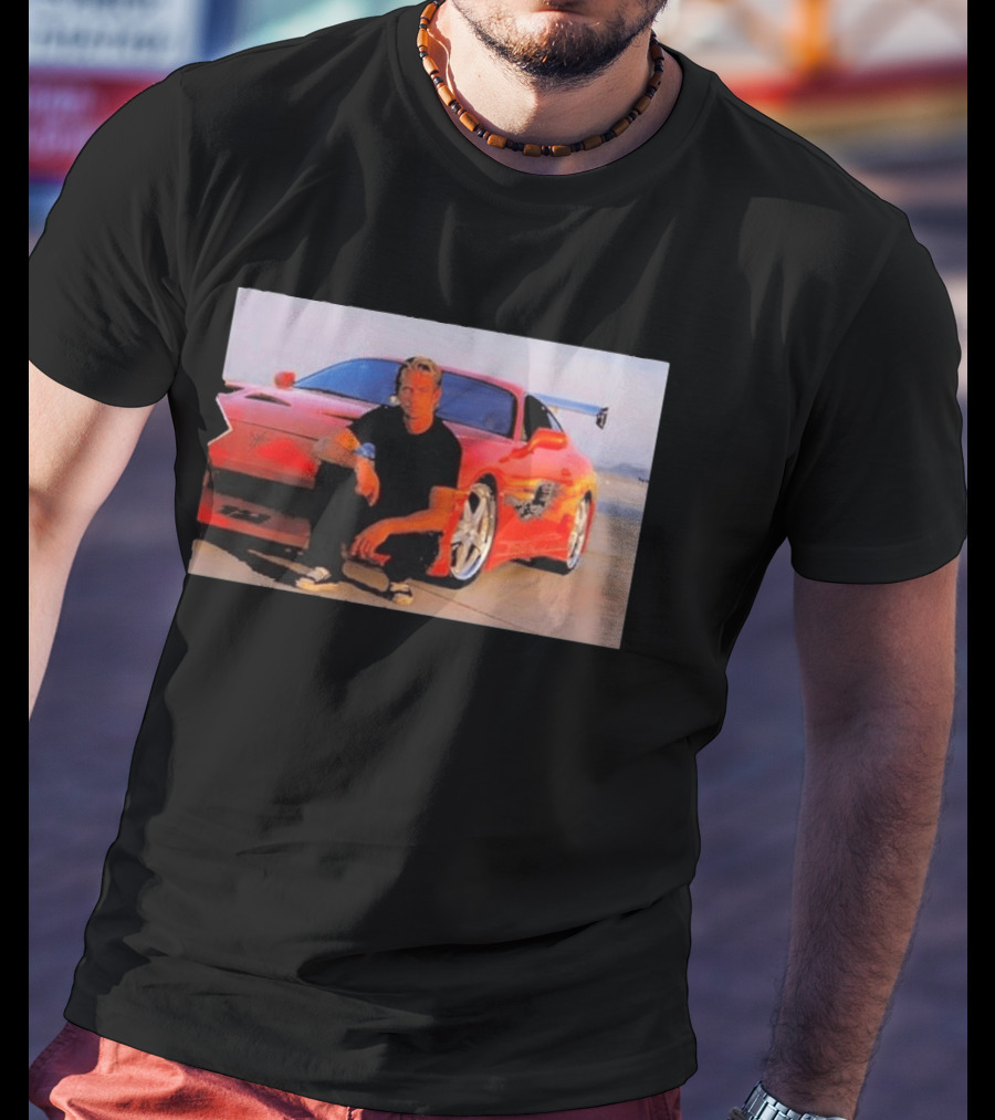 Dad Birthday Paul Walker Nissan Skyline R34 Father's Day Racing Fan T-Shirt