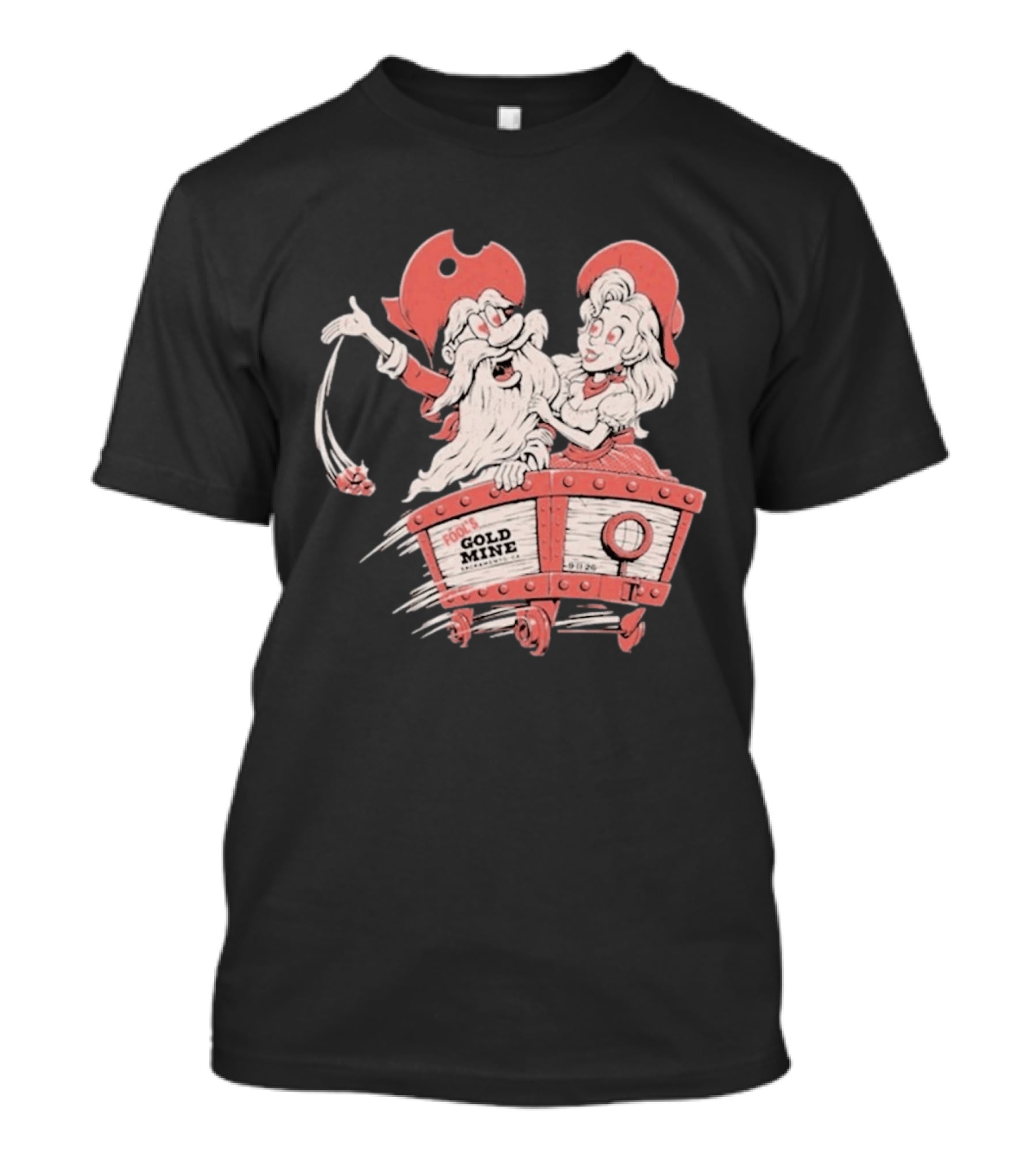 The Red Clay Strays Fools Gold Mine Sacramento CA 09.11.26 Limited Edition T-Shirt