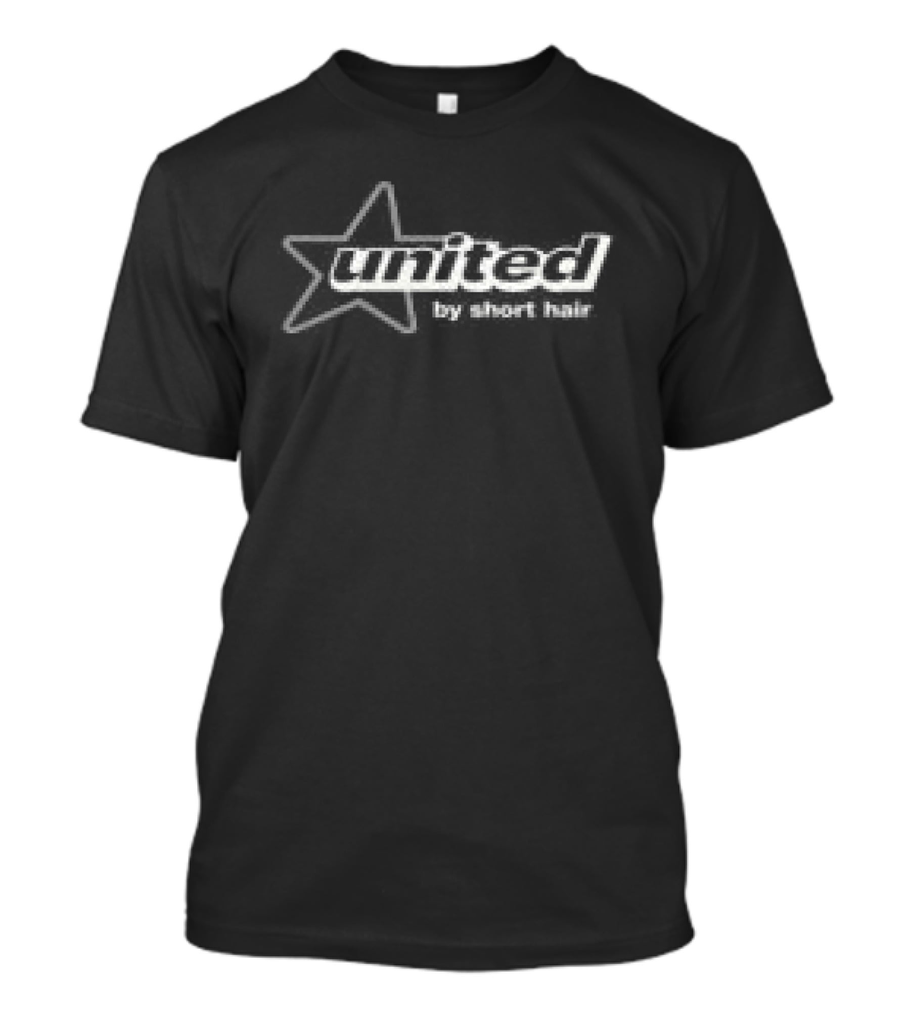United By Short Hair Mullet Lover Heavy Blend Hooded Star T-Shirt