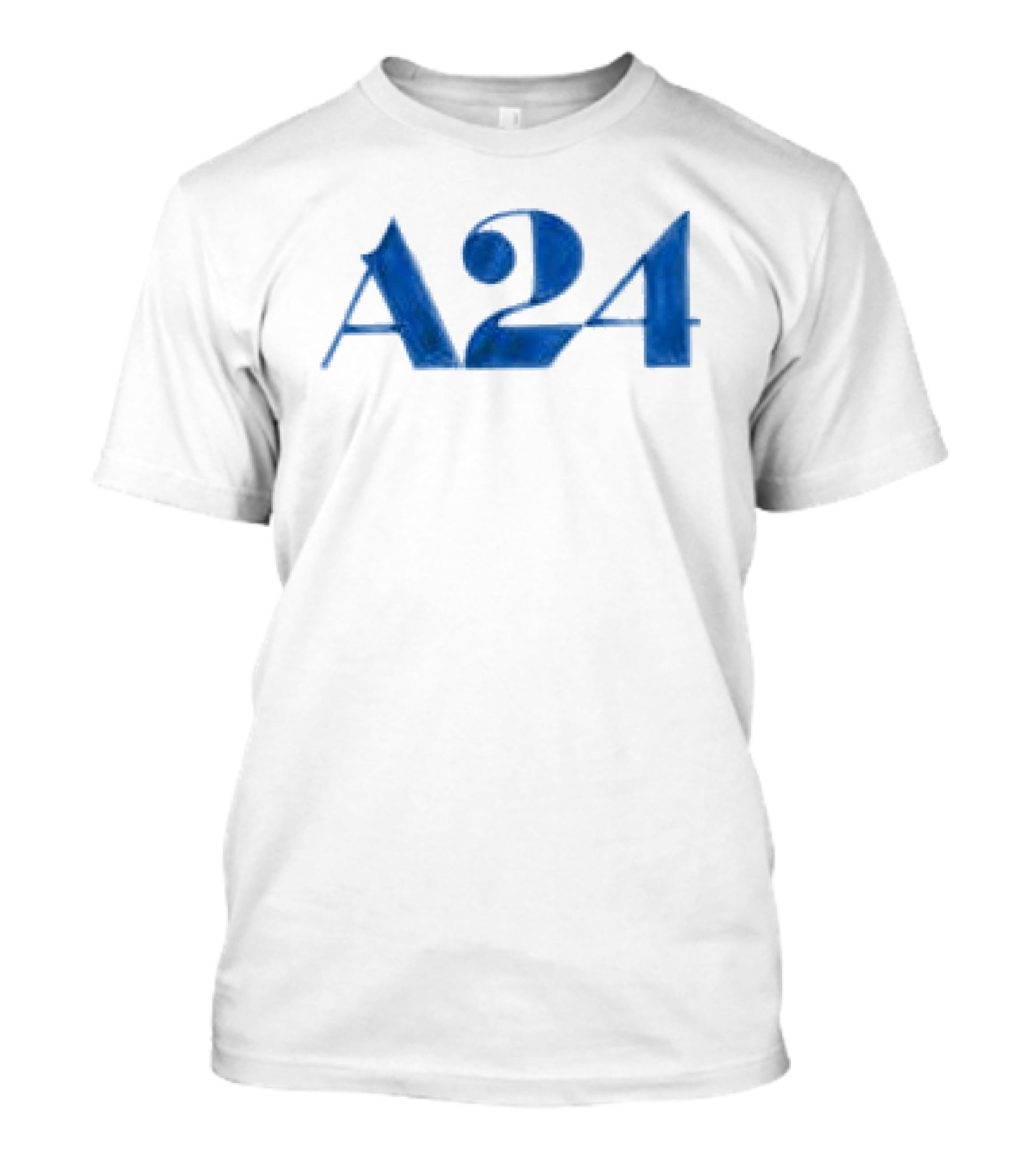 A24 Blue Watercolor Texture T-Shirt