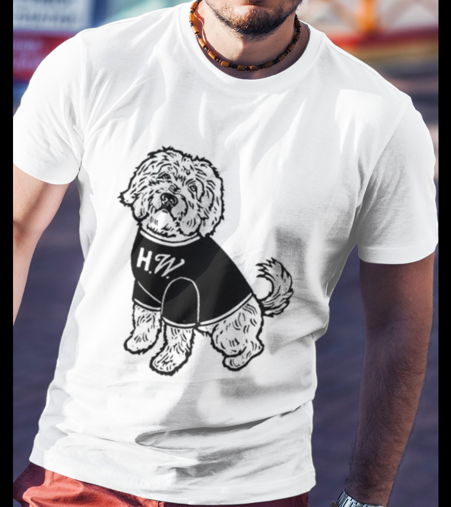 Hayley Williams Alf Raglan Dog Wearing T-Shirt