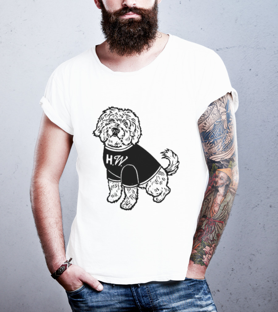 Hayley Williams Alf Raglan Dog Wearing T-Shirt