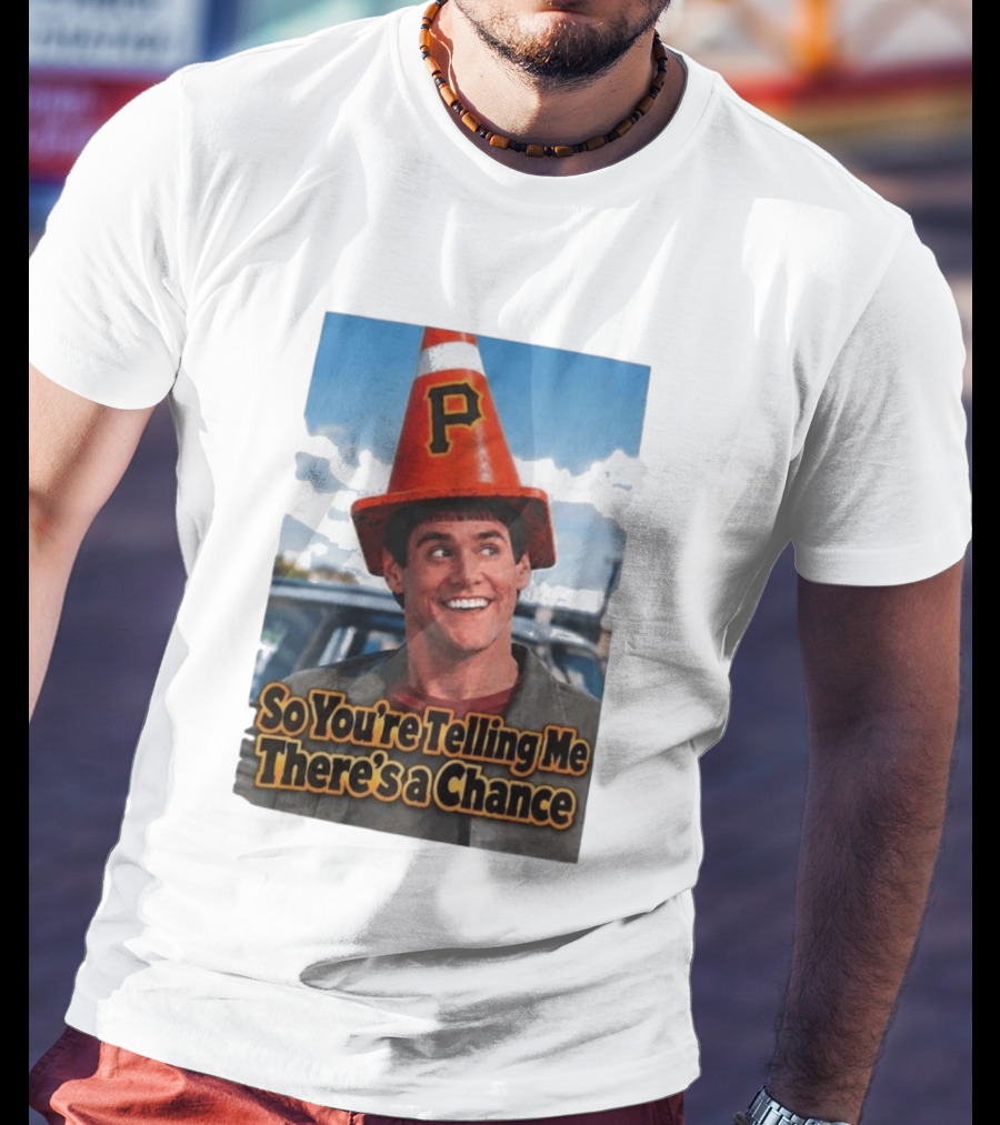 Jim Carrey Cone Hat P So You're Telling Me There's A Chance T-Shirt