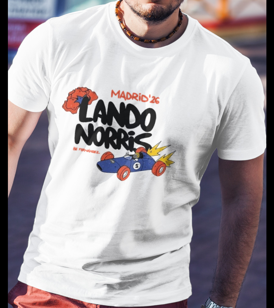 Maddio's Lando Norris Racing Car T-Shirt