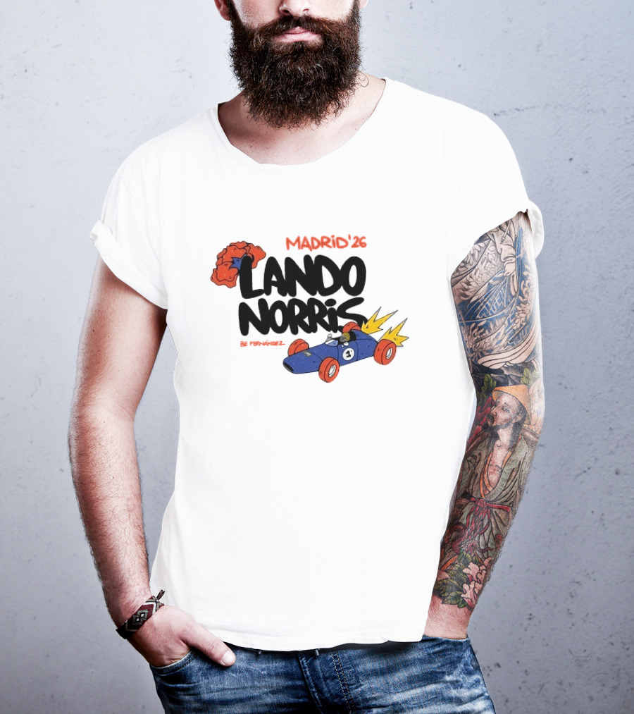 Maddio's Lando Norris Racing Car T-Shirt