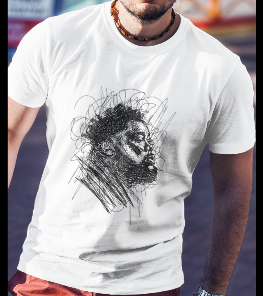 Rod Wave Dont Look Down Tour 2026 Hand Drawn Sketch T-Shirt