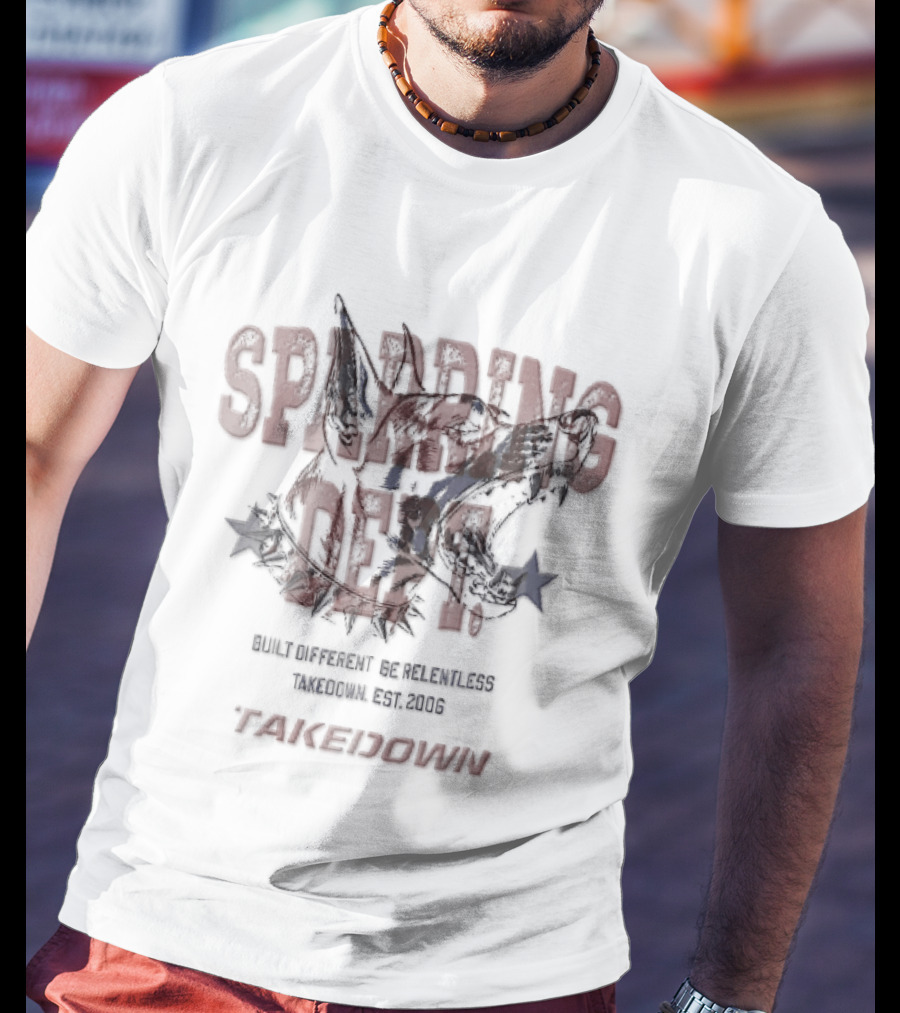 Takedown Sparring Dept Snarling Dog Be Relentless Est 2006 Built Different T-Shirt