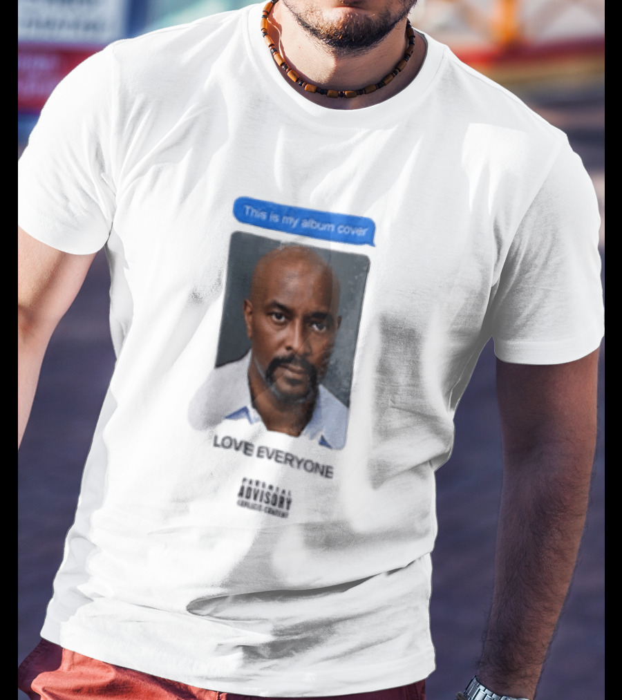 This Is My Album Cover Love Everyone Parental Advisory Explicit Content T-Shirt