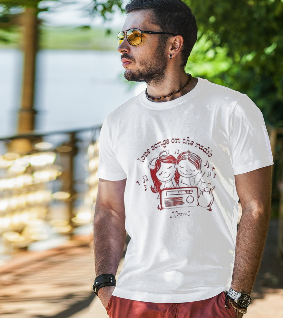 Unified Goods Mojave 3 Love Songs On The Radio Red T-Shirt