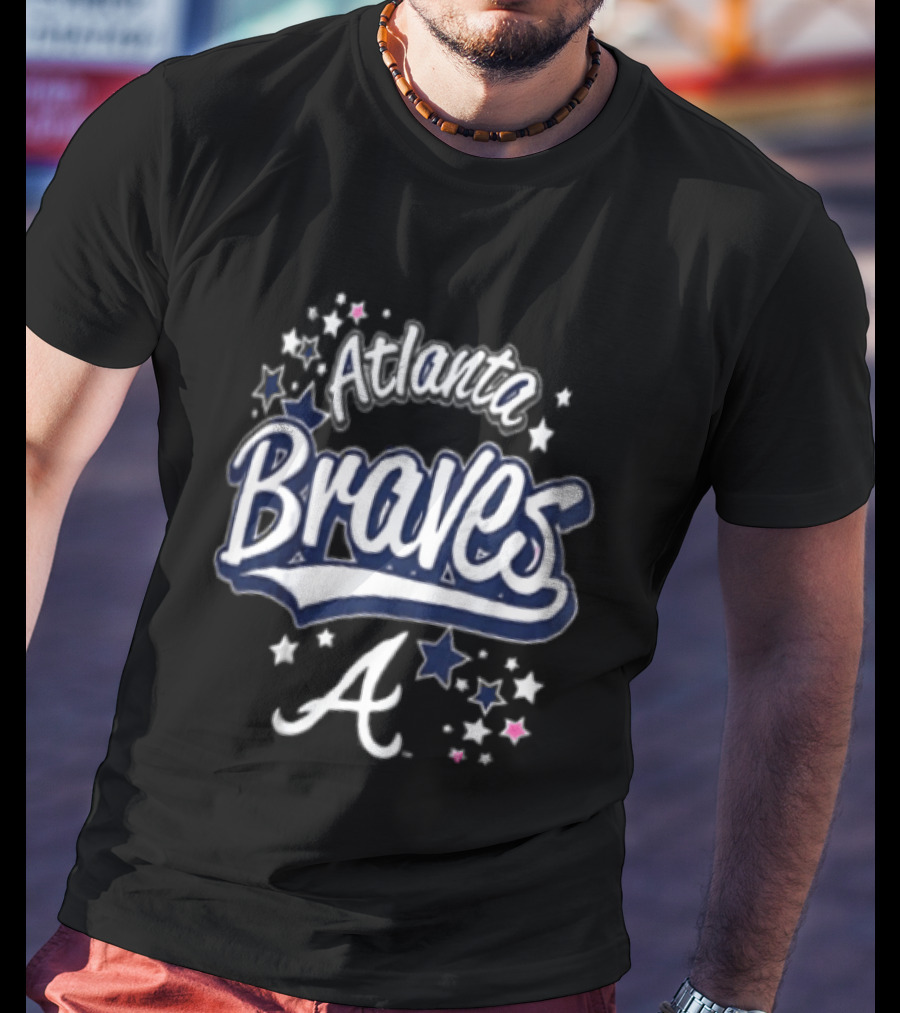 Atlanta Braves Velcro Stars A T-Shirt