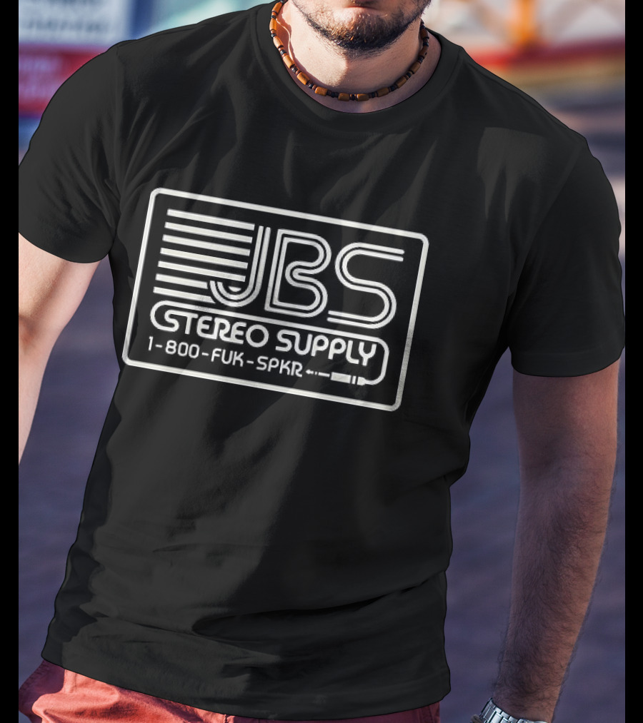 JBS Stereo Supply Johnny Blue Skies 1 800 FUN SHOP T-Shirt