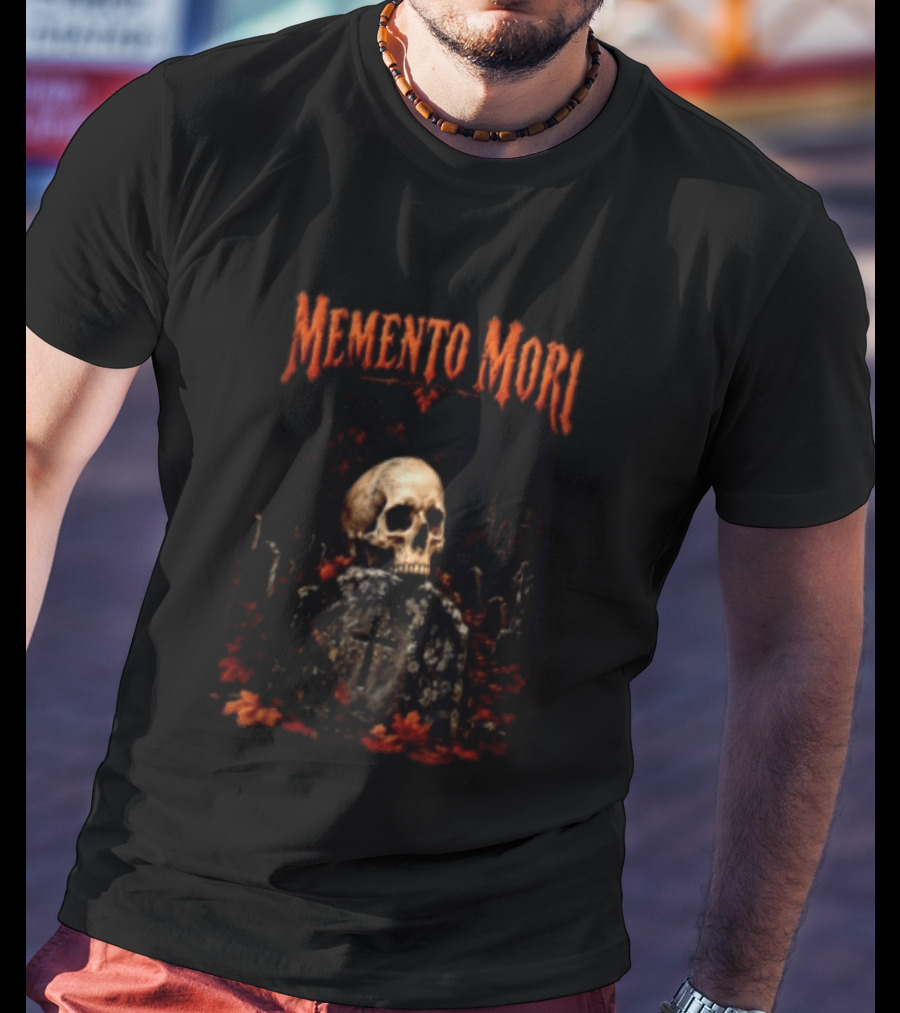 Memento Mori Skull Graveyard Gothic T-Shirt