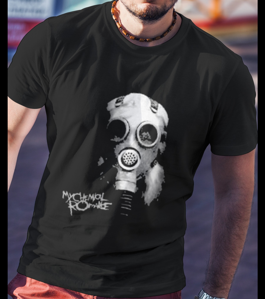 My Chemical Romance Gas Mask Mother War We're Damned Afterall T-Shirt