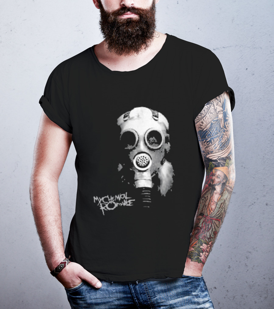 My Chemical Romance Gas Mask Mother War We're Damned Afterall T-Shirt