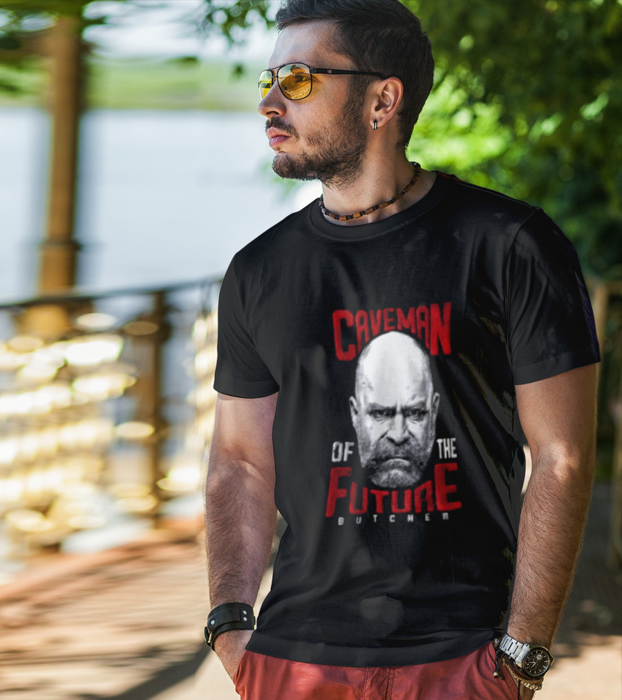 Caveman Of The Future Butcher Iconic Face T-Shirt