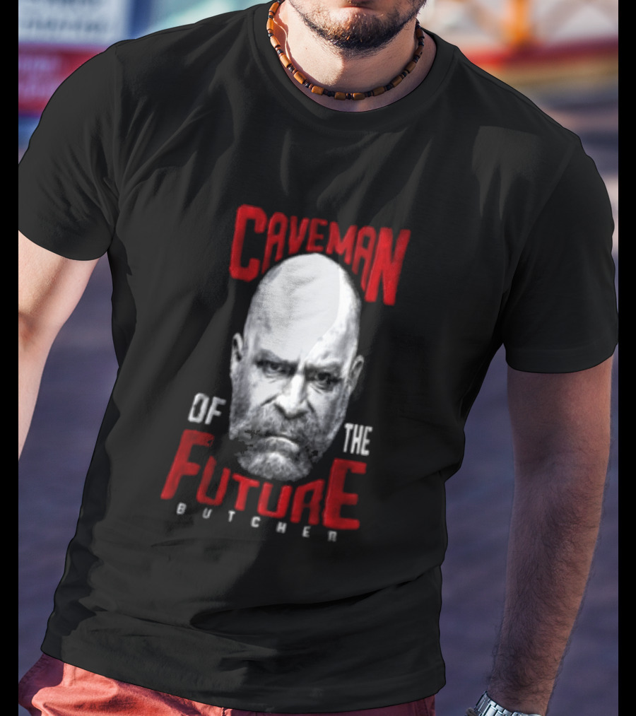 Caveman Of The Future Butcher Iconic Face T-Shirt