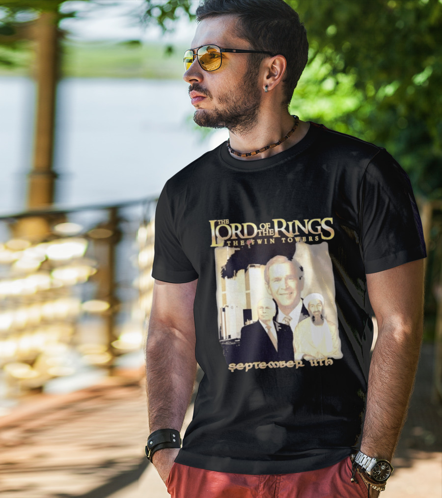 The Lord Of The Rings The Twin Towers September 11th T-Shirt