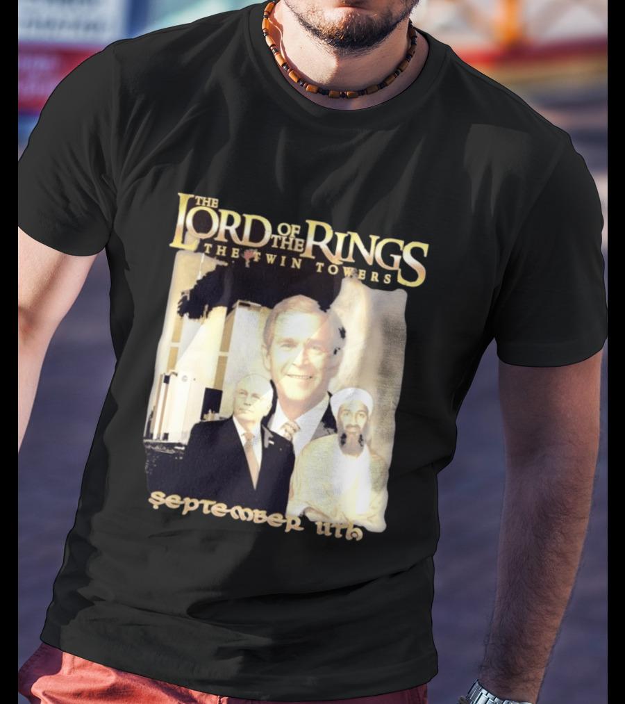 The Lord Of The Rings The Twin Towers September 11th T-Shirt