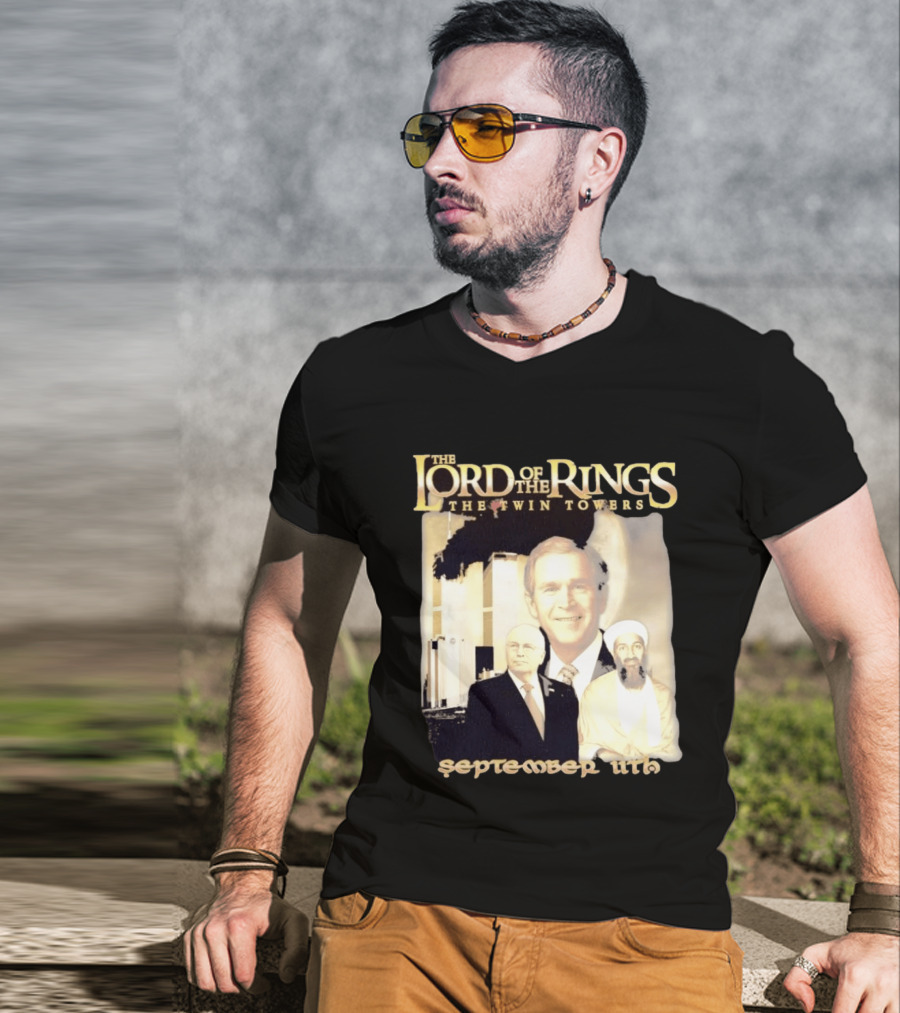 The Lord Of The Rings The Twin Towers September 11th T-Shirt