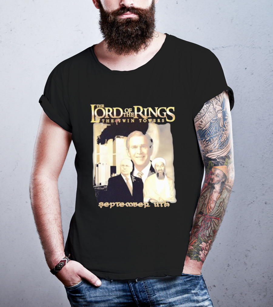 The Lord Of The Rings The Twin Towers September 11th T-Shirt