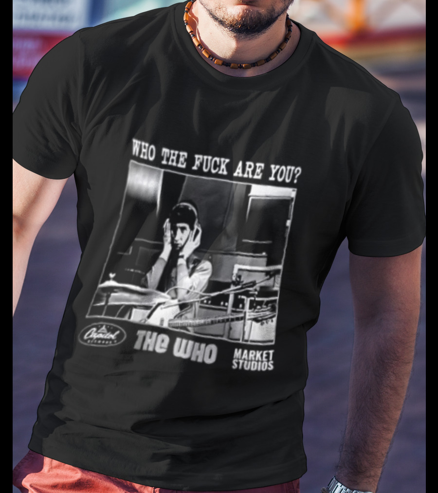 The Who X Market D2C Who The Fuck Are You Photo Album Cover T-Shirt