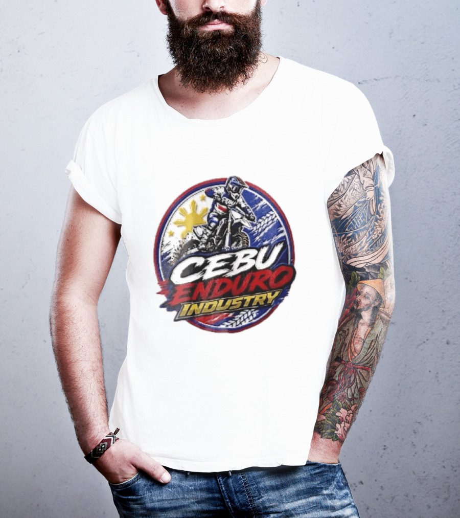 Cebu Enduro Industry Motocross Rider Dirt Bike Philippine Sun Adventure T-Shirt