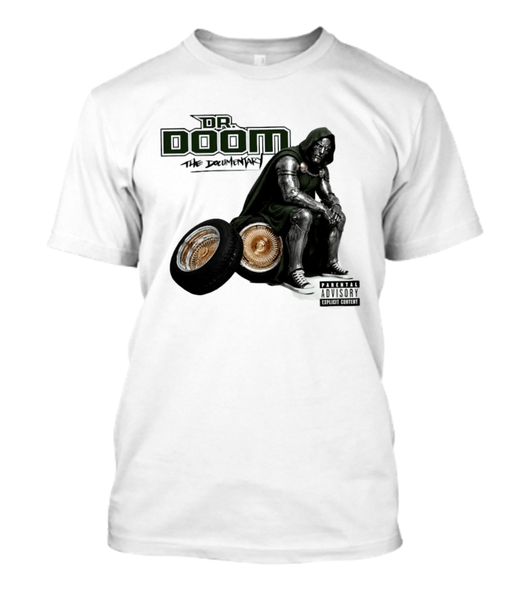 Dr Doom The Documentary Marvel Hip Hop Parental Advisory T-Shirt