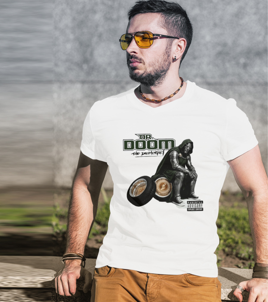 Dr Doom The Documentary Marvel Hip Hop Parental Advisory T-Shirt