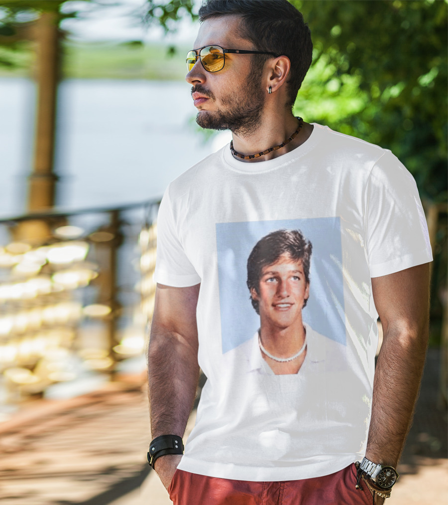 Woody Harrelson High School Yearbook Photo Original Wear T-Shirt