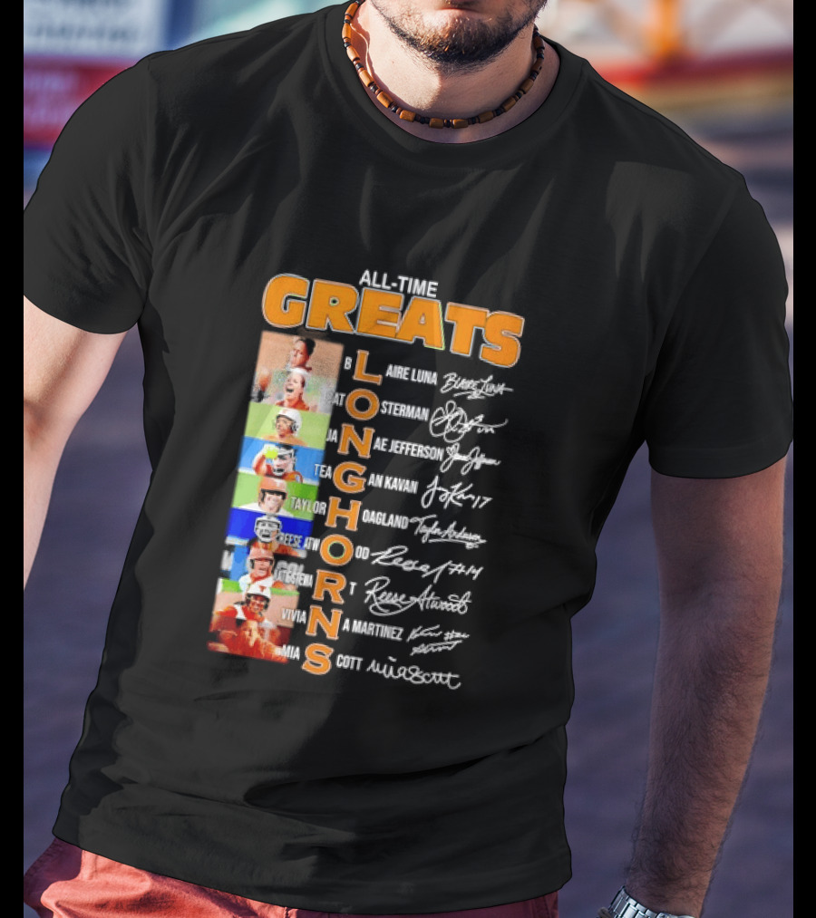 All Time Greats Blaire Luna Cat Osterman Janae Jefferson Tea Gan Kavan Taylor Hoagland Reese Atwood Viviana Martinez Mia Scott Longhorns T-Shirt
